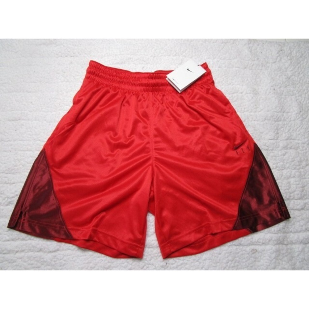 Nike DH7363-658 iSoFly Women's Size Small Dri Fit Basketball Shorts Red MSRP $35